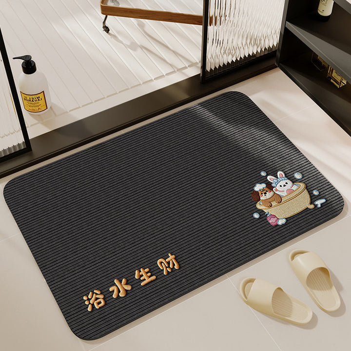 Textured Memory Foam Floor Mat