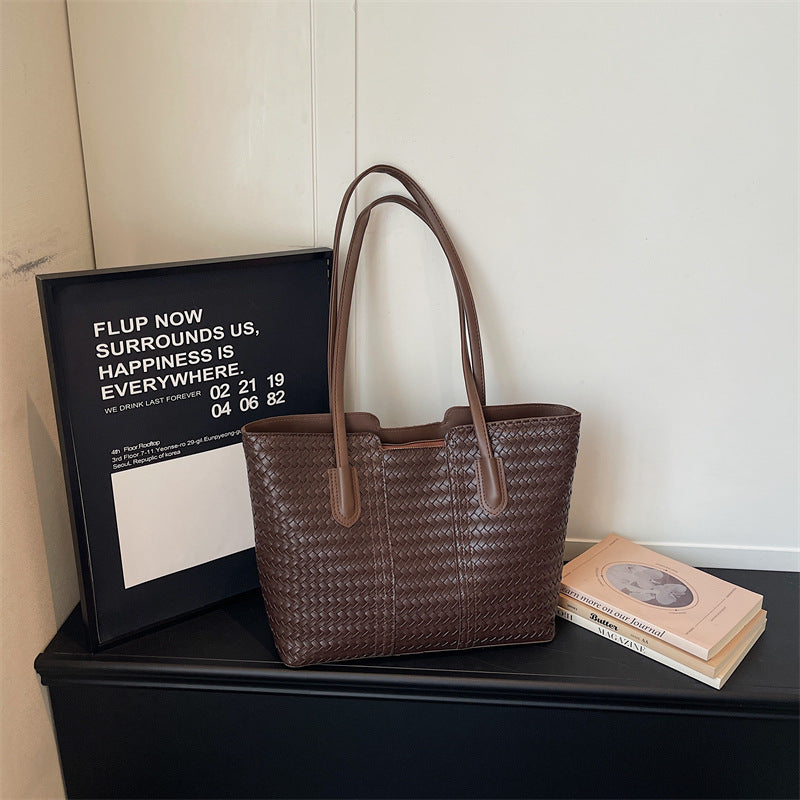 WoWoven Leather Tote Bag Kalsten