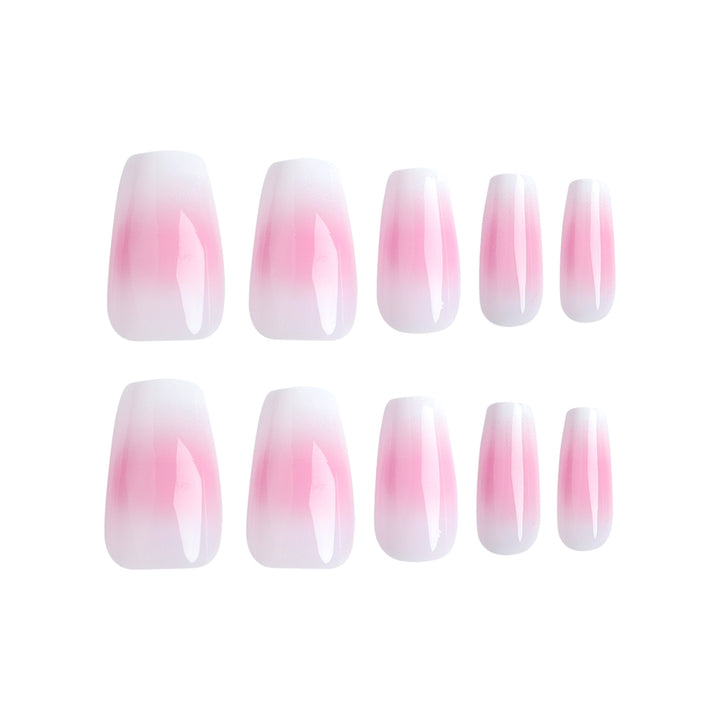 Artful Nail Extensions with Delicate Ombre Effect Kalsten
