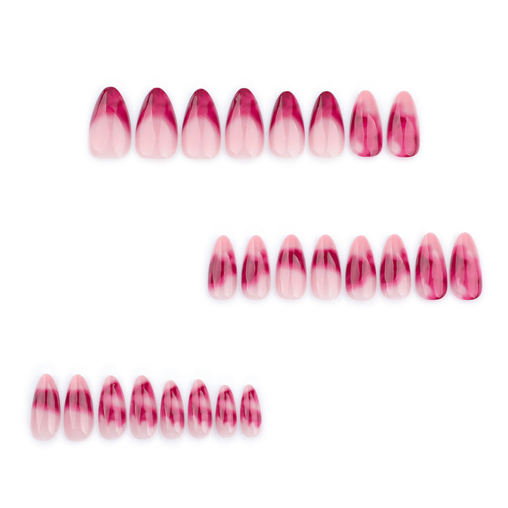 Artistic stiletto nails with glamorous gradient Kalsten
