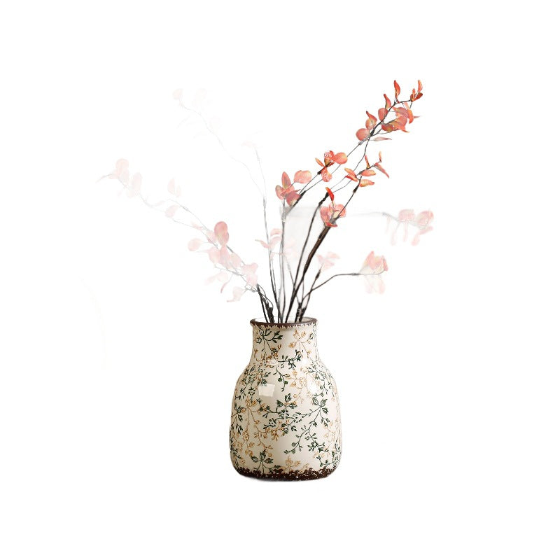 Elegant and artistically decorated ceramic vase Kalsten
