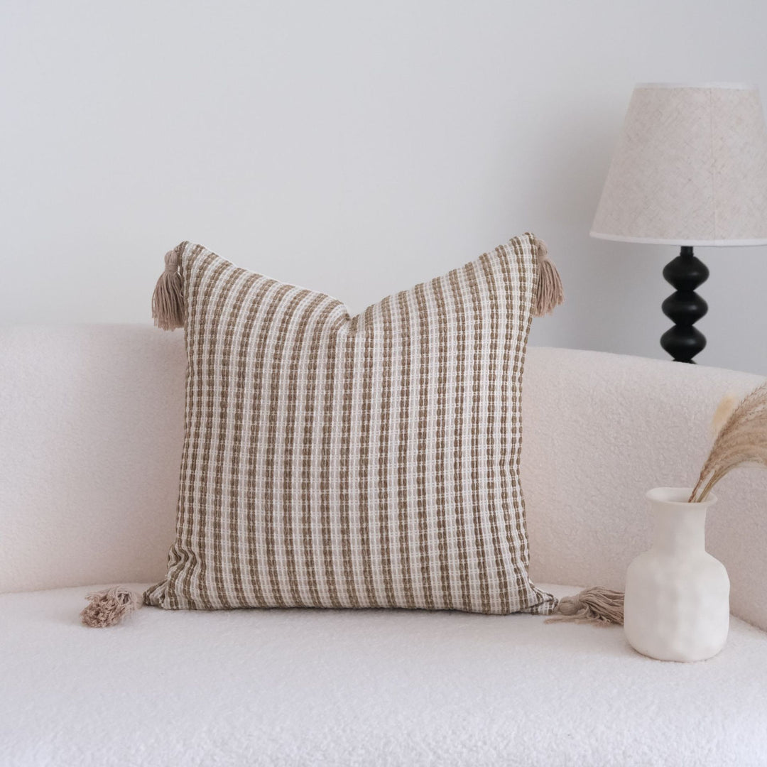 Textured Weave Throw Pillow for Home Decor
