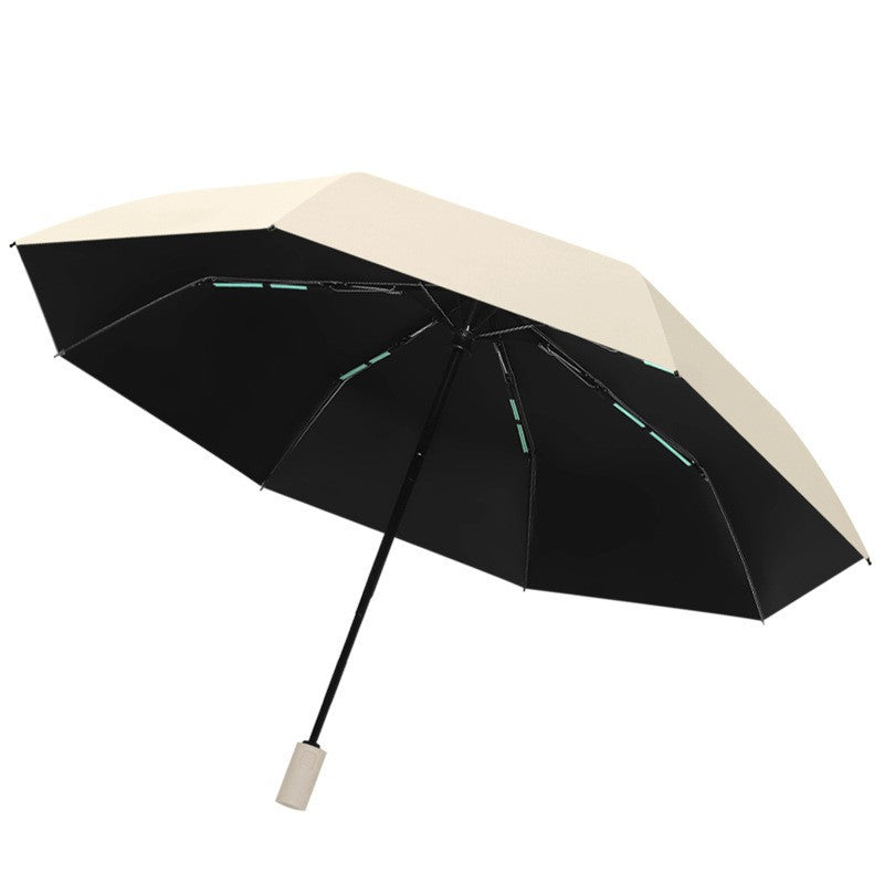 Ladies stylish folding umbrella with ergonomic handle Kalsten