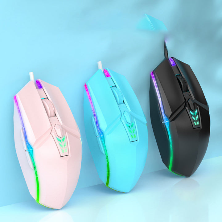 Gaming mouse with ergonomic design and RGB lighting Kalsten