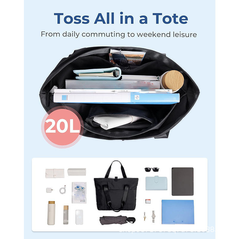 Multifunctional shopping bag with multiple outside pockets Kalsten