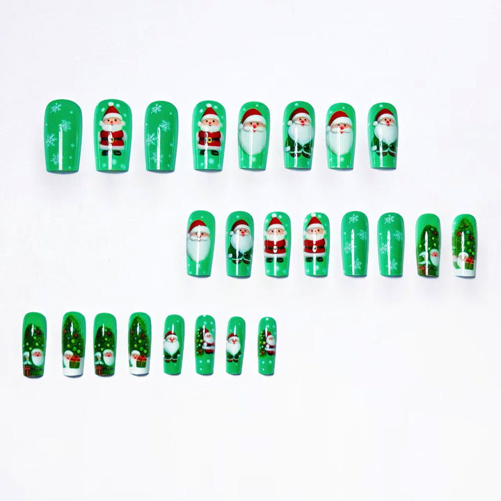 Artificial nails with Christmas motif Kalsten