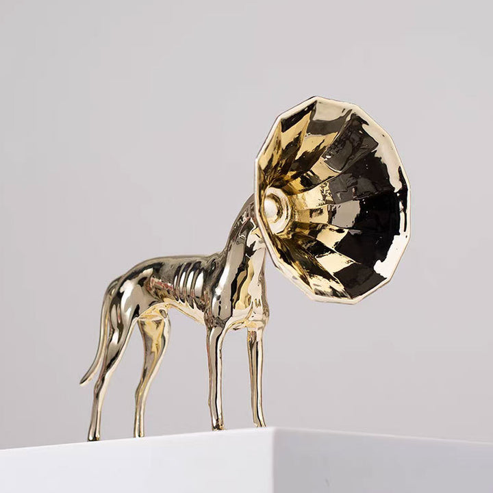 Decorative Musical Dog Sculpture