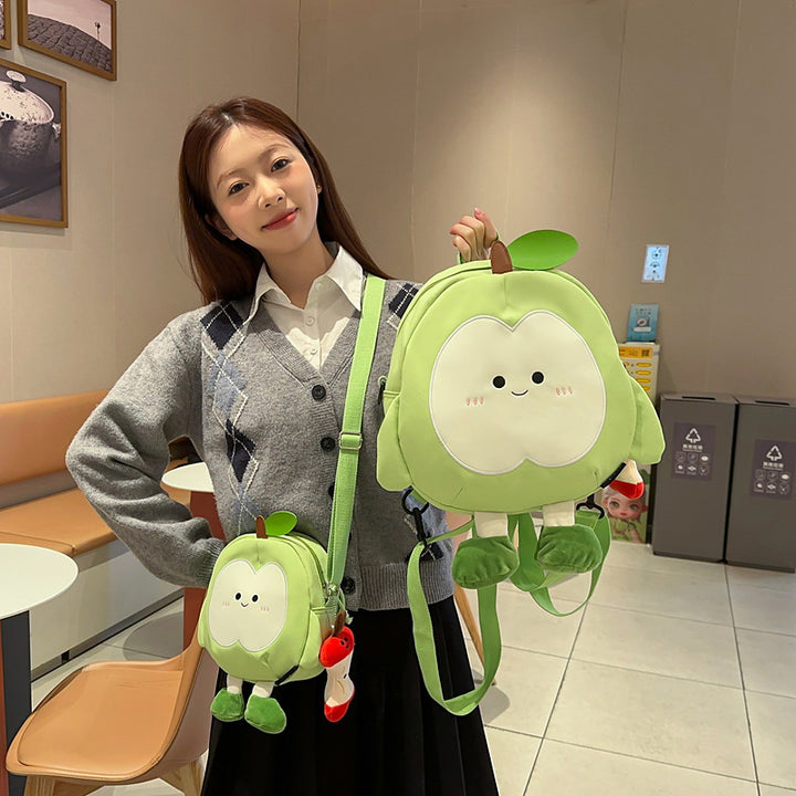 Cartoon Fruit-Themed Plush Backpack Kalsten