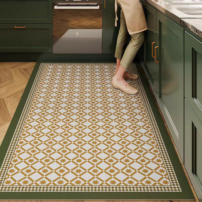 Elegant Waterproof Kitchen Mat