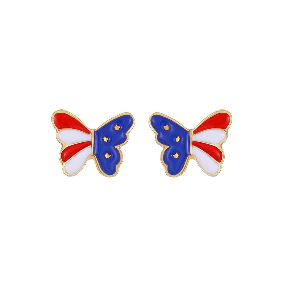 Women's unusual star-rose acrylic earrings with feather-light wearing comfort and fishhook closure Kalsten