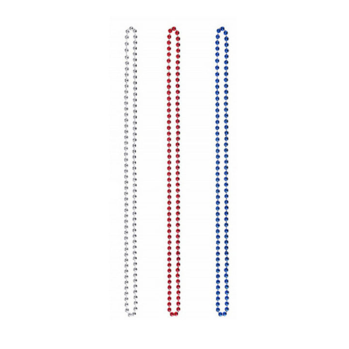 Unisex nan lightweight plastic bead necklaces multi-part party set Kalsten