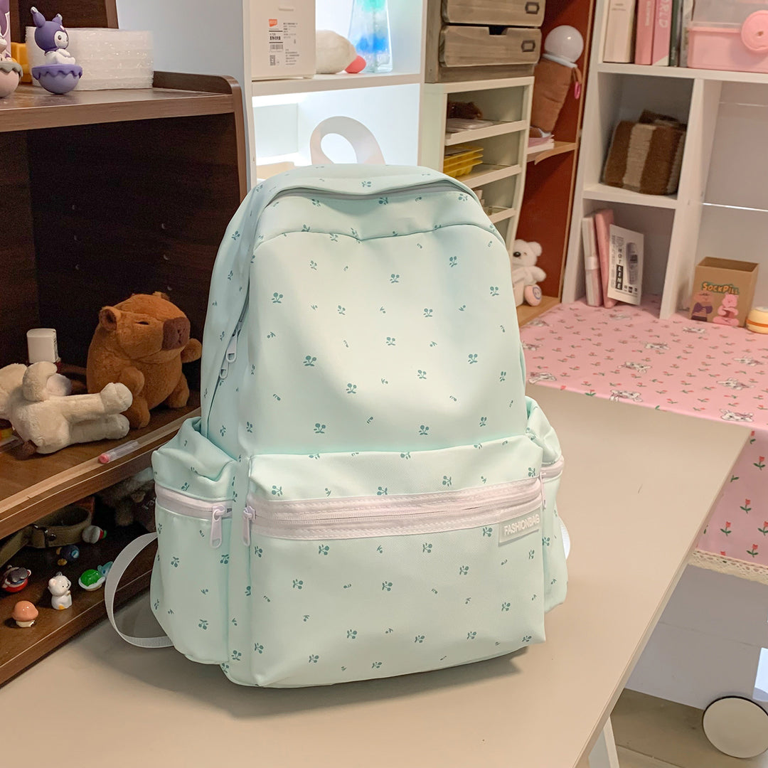 Stylish Floral Patterned Backpack