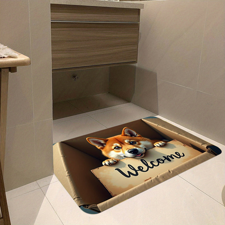Soft Plush Cat Paw Bath Mat