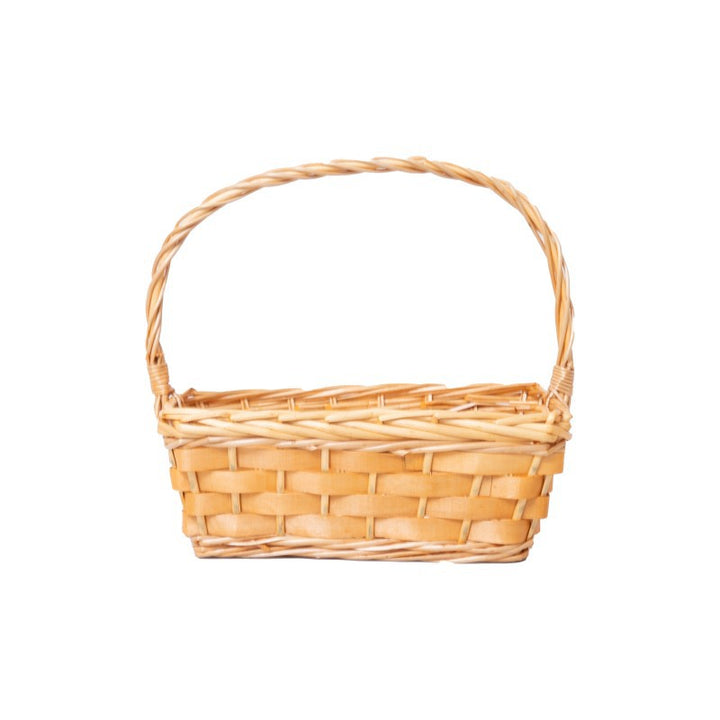 Handcrafted basket made of natural rattan