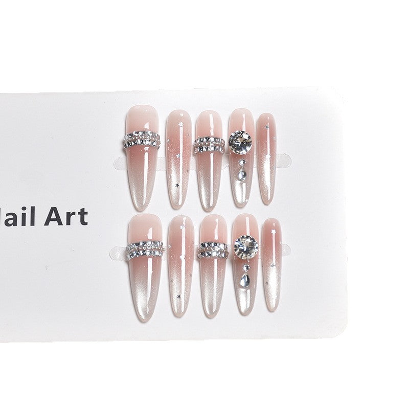 Elegant Floral Design Press-On Nail Extensions Kalsten