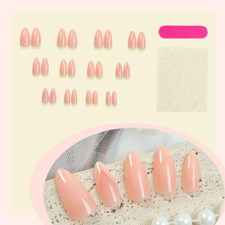 Elegant Stiletto Press-On Nail Set with Dazzling Gem Accents Kalsten