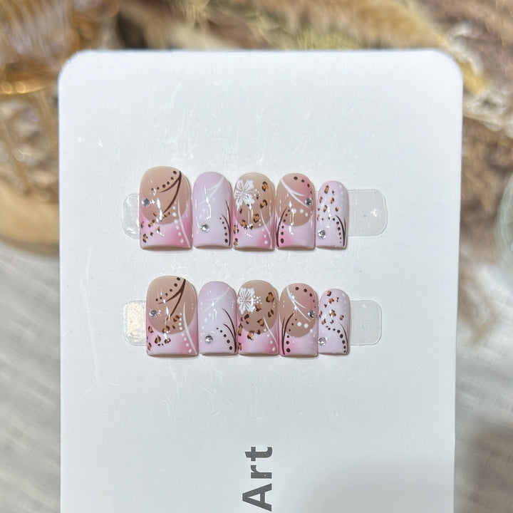 Floral-Inspired Press-On Nail Art Collection Kalsten