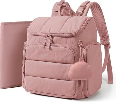Quilted Multi-Compartment Backpack Kalsten