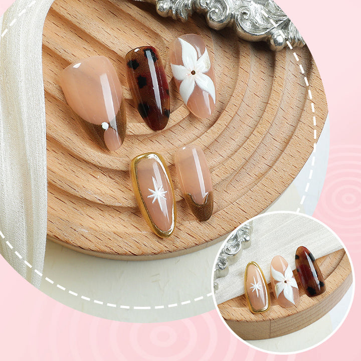 Creative Artistic Press-On Nail Art Kalsten