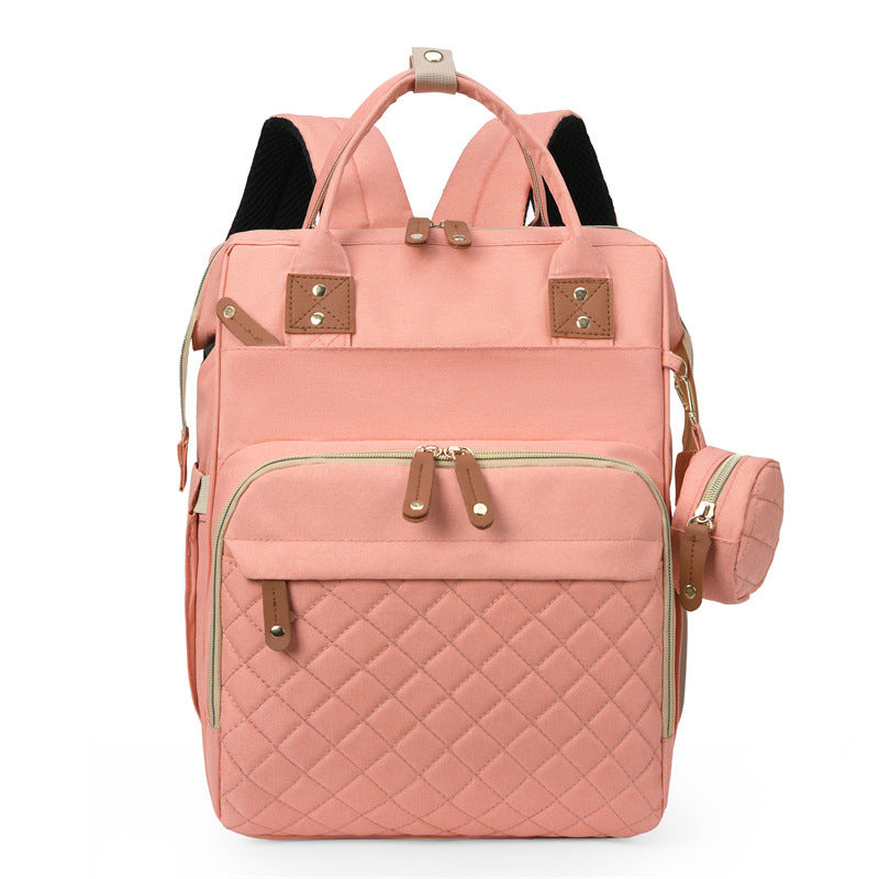 Versatile Multi-Pocket Quilted Backpack Kalsten