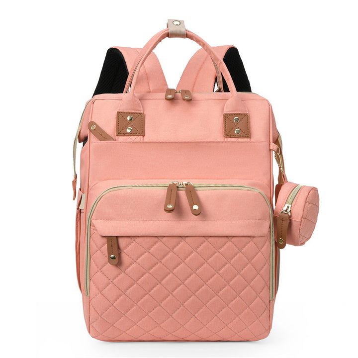 Versatile Multi-Pocket Quilted Backpack Kalsten
