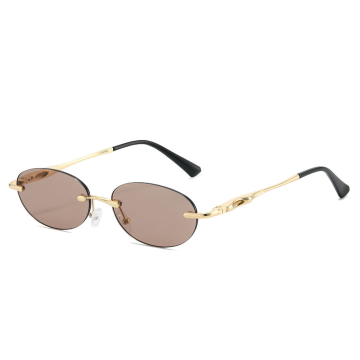 Retro Oval Frame Sunglasses Kalsten