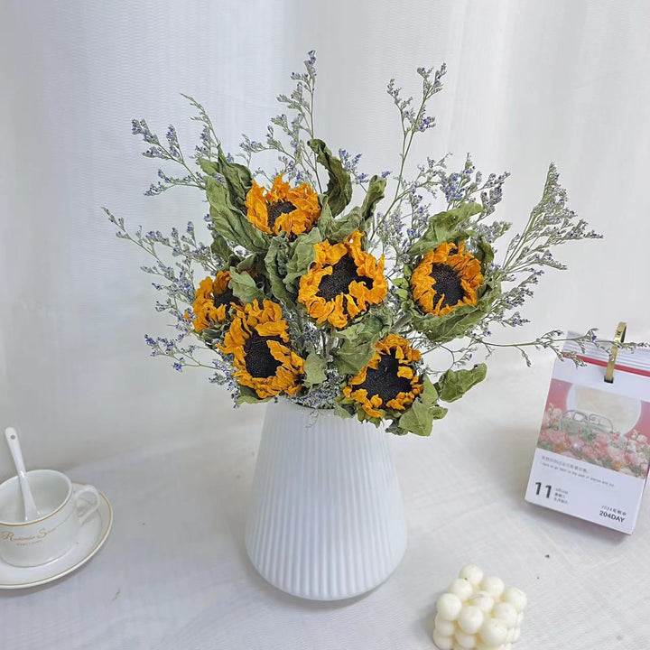 Dried Floral Cotton Arrangement