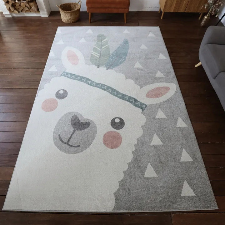Whimsical Cat-Themed Area Rug