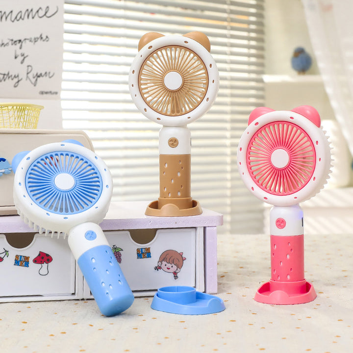 Women Portable Handheld Fan with Playful Antler Design Kalsten