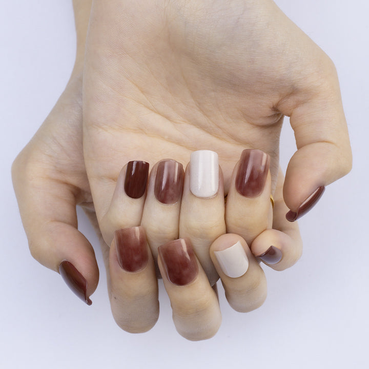 Nail set with elegant ombre design Kalsten