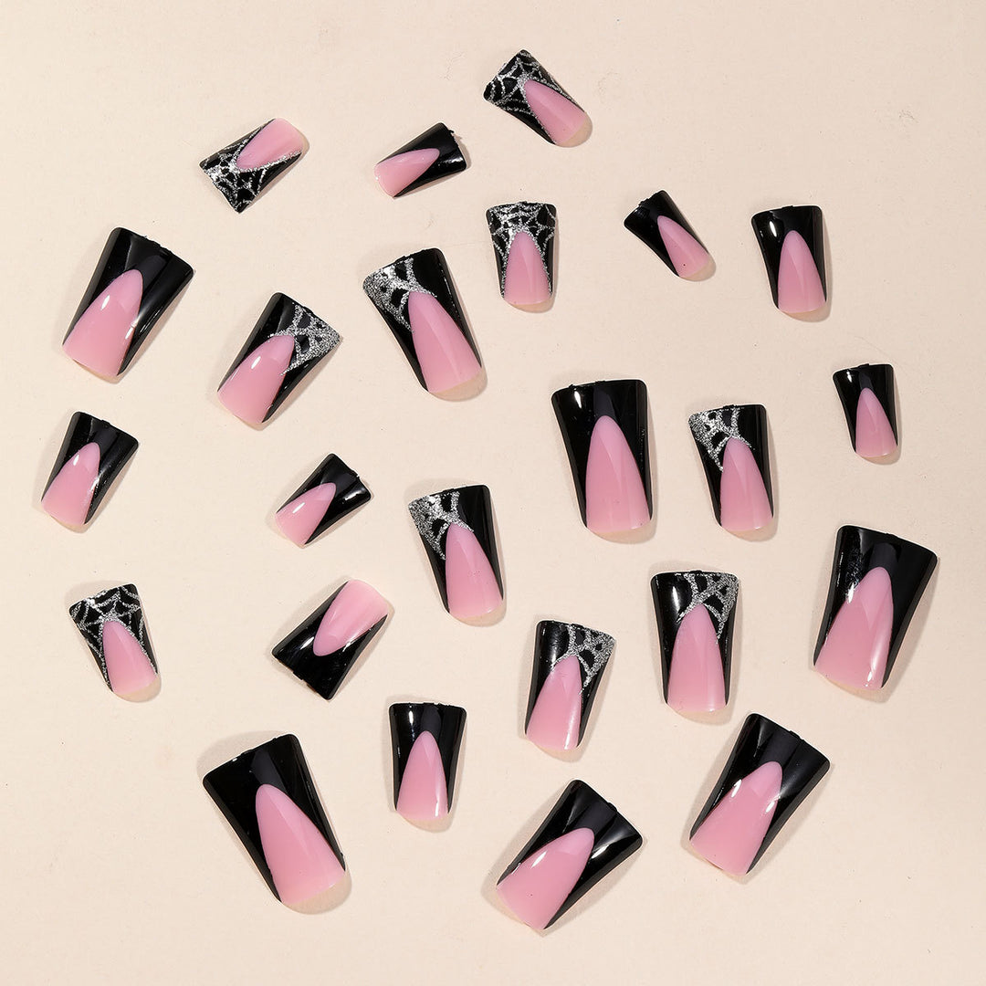 Gothic-Inspired 3D Acrylic Nail Art Extensions Kalsten