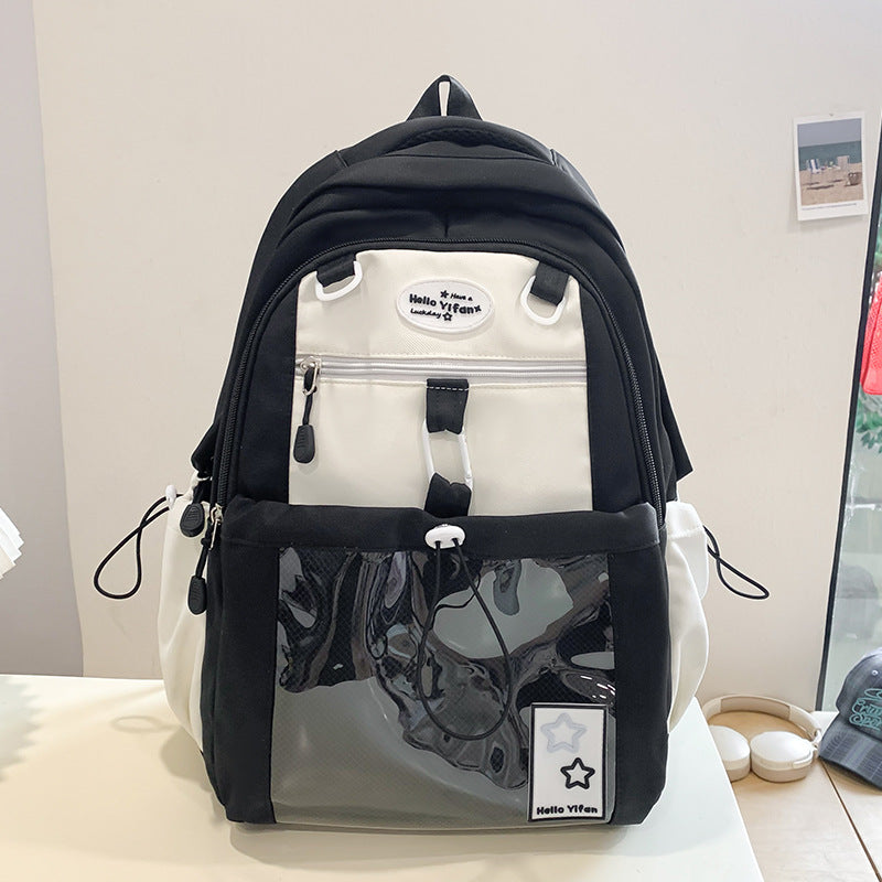 Stylish Transparent Pocket Backpack