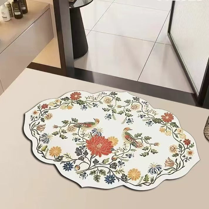 Floral Pattern Area Rug