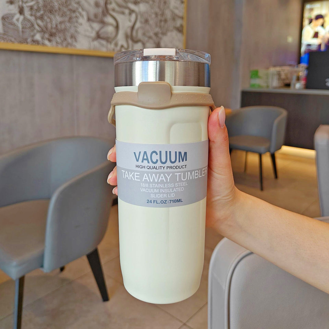 Women double-walled thermos mug with non-slip silicone base Kalsten