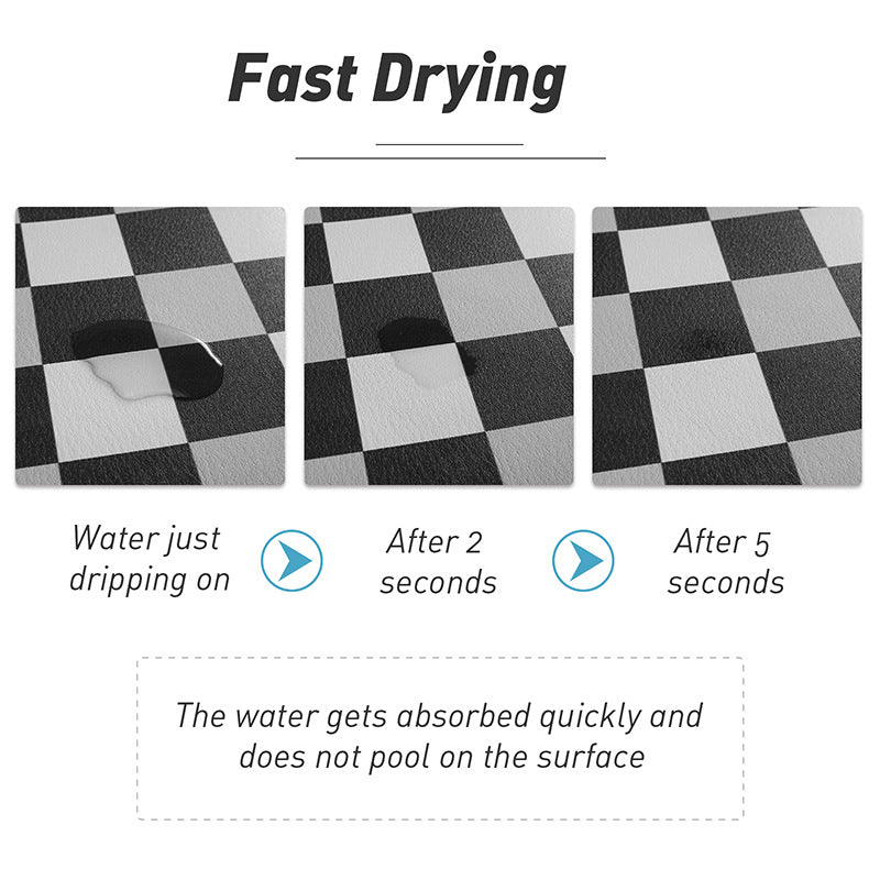 Stylish Checkerboard Table Mat