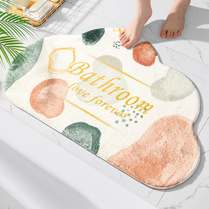 Plush Cloud Shaped Bath Mat Kalsten