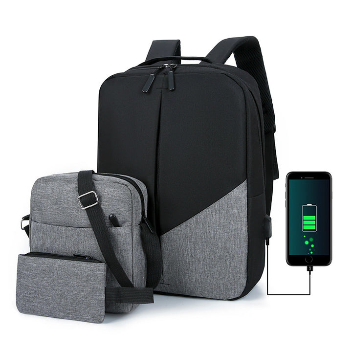 Versatile Multi-Pocket Laptop Backpack Set Kalsten