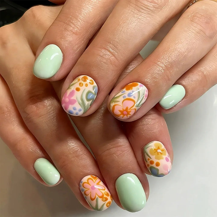 Floral Artistry Nail Design Kalsten