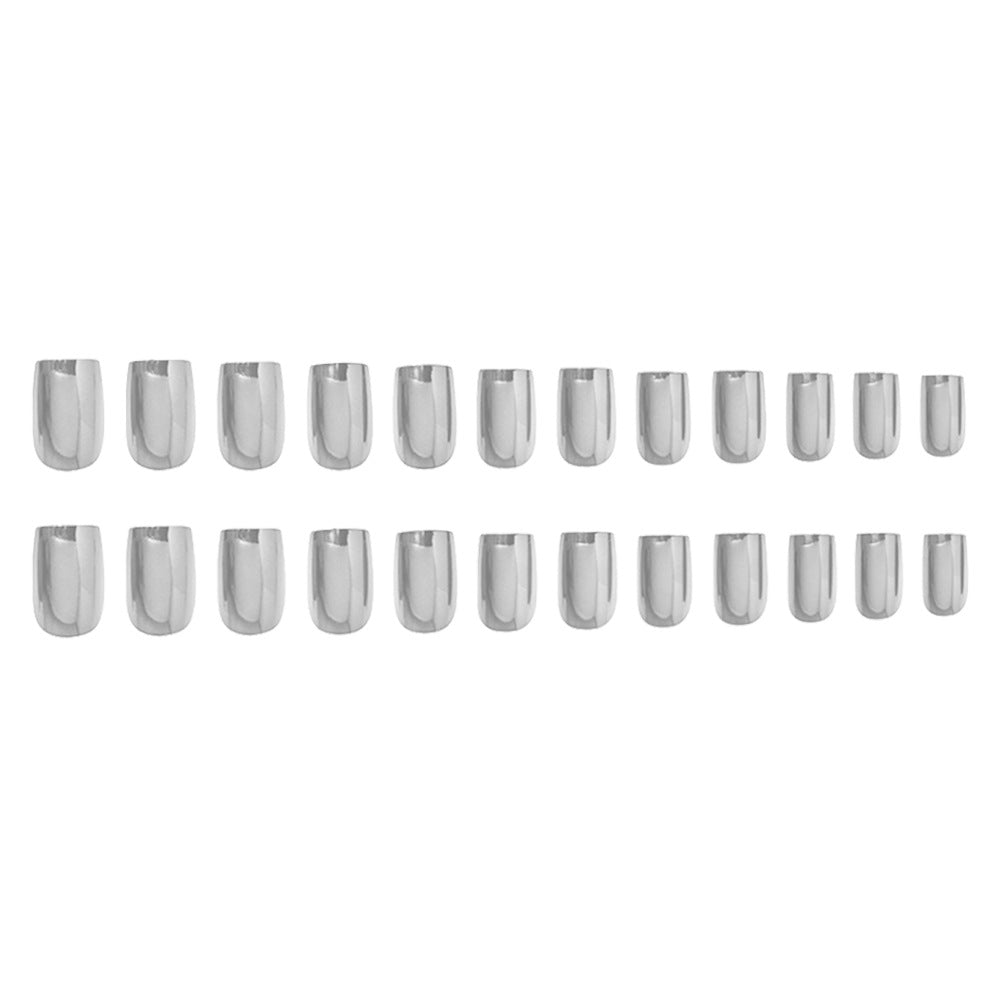 Chrome Finish Press-On Nails Kalsten
