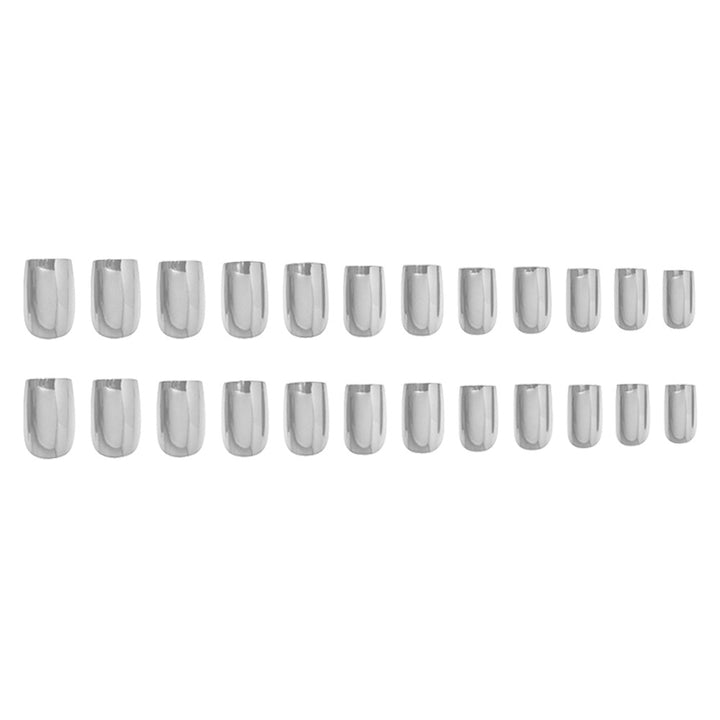 Chrome Finish Press-On Nails Kalsten