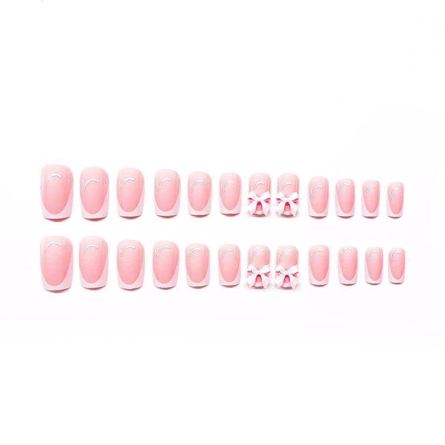 Elegant French Tip Nail Art Set Kalsten
