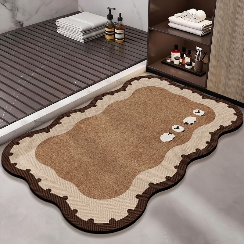 Decorative Pet-Themed Bath Mat Kalsten