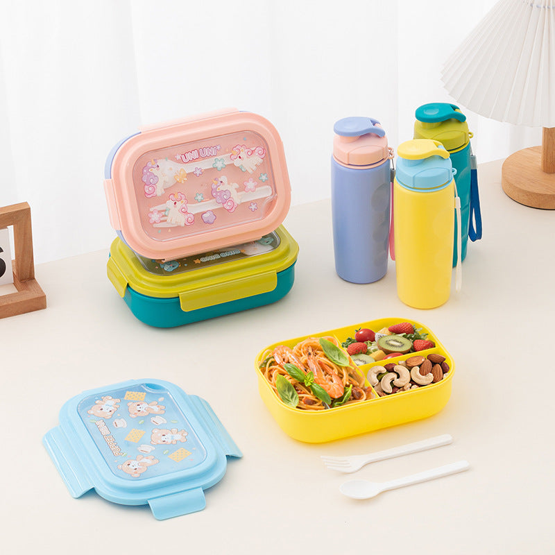 Fun-Themed Bento Lunch Box Set