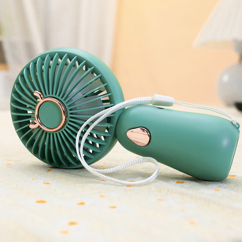 Women Portable Mini Hand Fan with Retractable Handle Kalsten