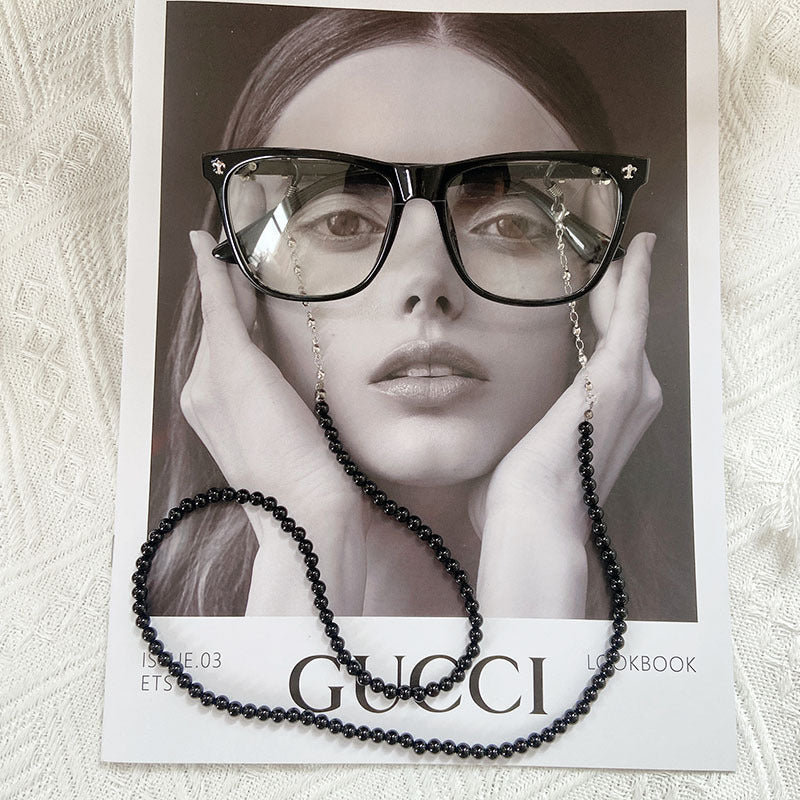 Fashionable glasses strap made of pearls Kalsten