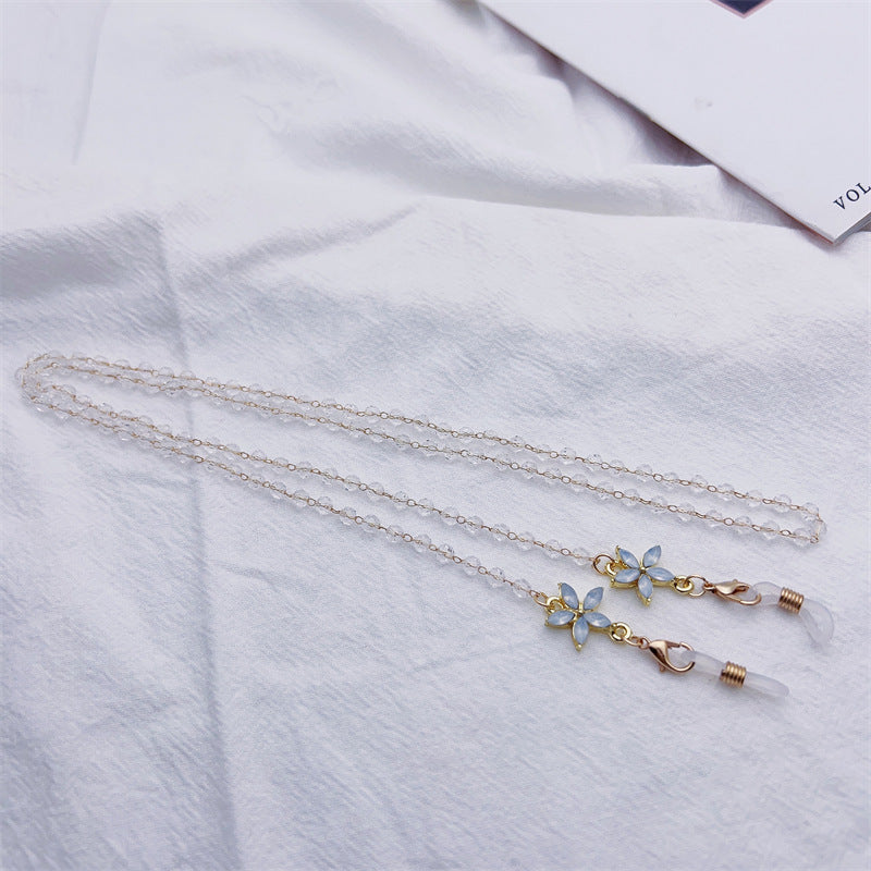 Floral Decorative Eyewear Chain Kalsten