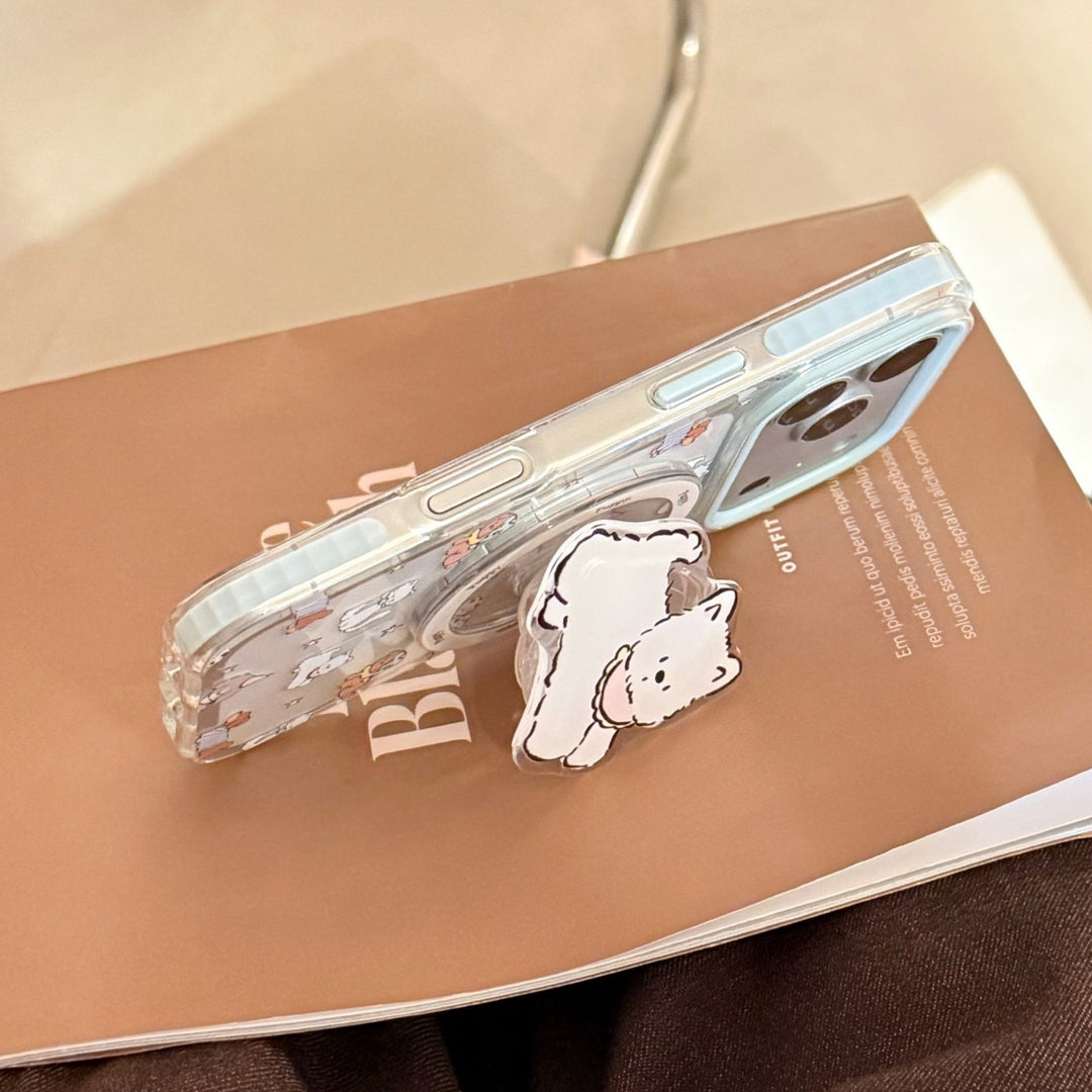Playful smartphone finger holder in dog design Kalsten