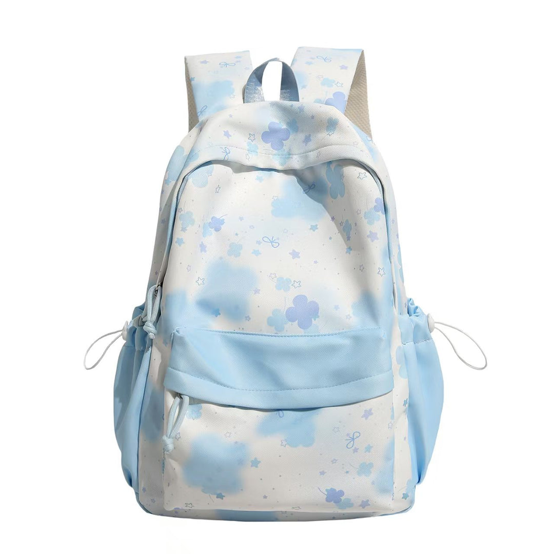 Leisure backpack with cheerful floral design and versatile storage space Kalsten