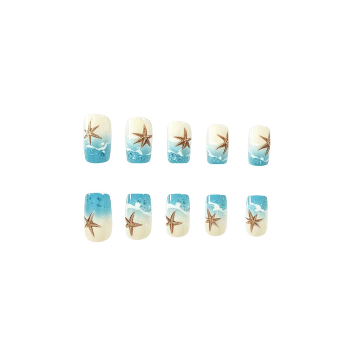 Coastal Themed Nail Art Kalsten