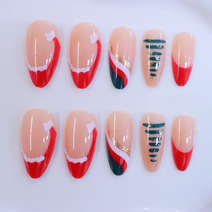 Artistic Holiday-Themed Nail Art Enhancements Kalsten